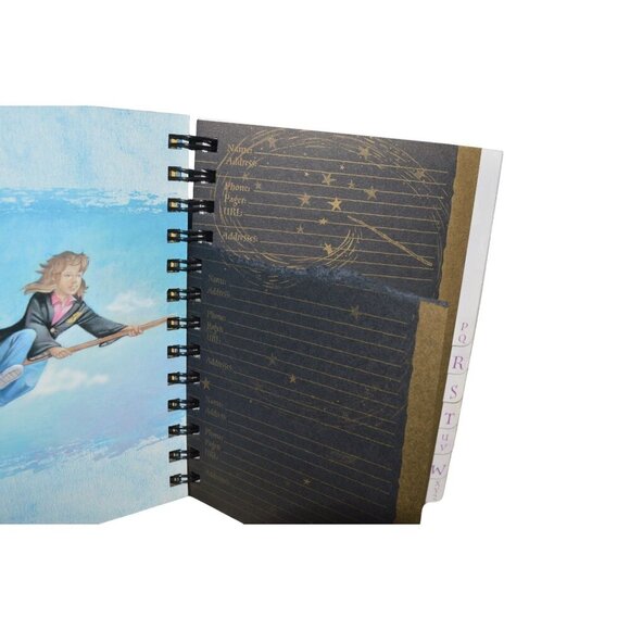 Vintage y2k 2000 Harry Potter Spiral Address Book Preowned Nostalgic Pre Film - Picture 5 of 7